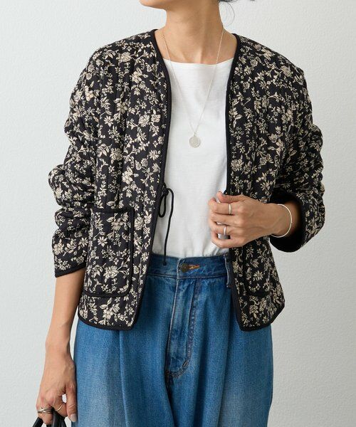 BEARDSLEY / ビアズリー ブルゾン | プリント中綿ジャケット | 詳細9