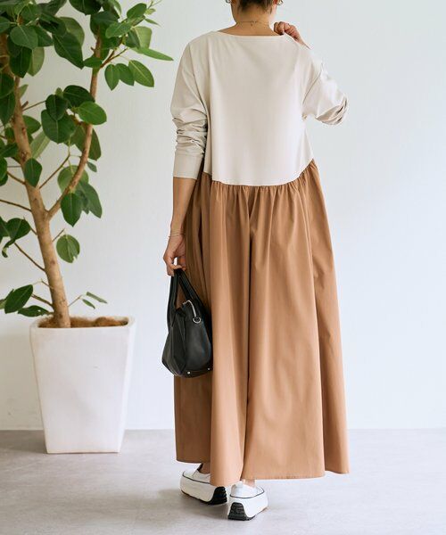 BEARDSLEY / ビアズリー ロング・マキシ丈ワンピース | ドッキングボリュームワンピース | 詳細13