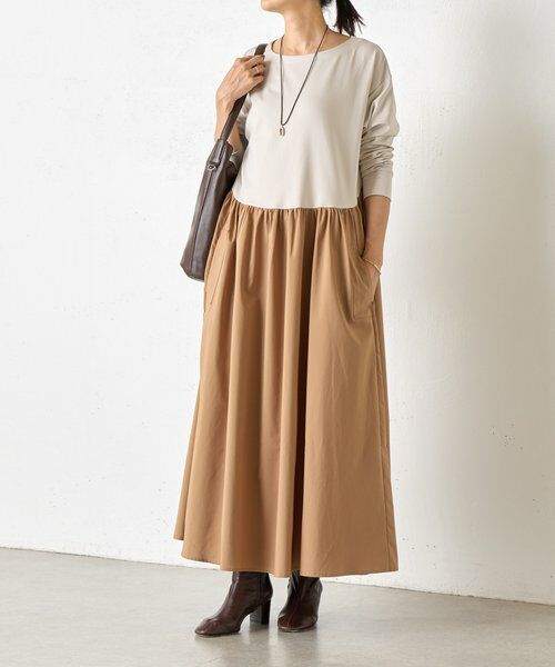 BEARDSLEY / ビアズリー ロング・マキシ丈ワンピース | ドッキングボリュームワンピース | 詳細14