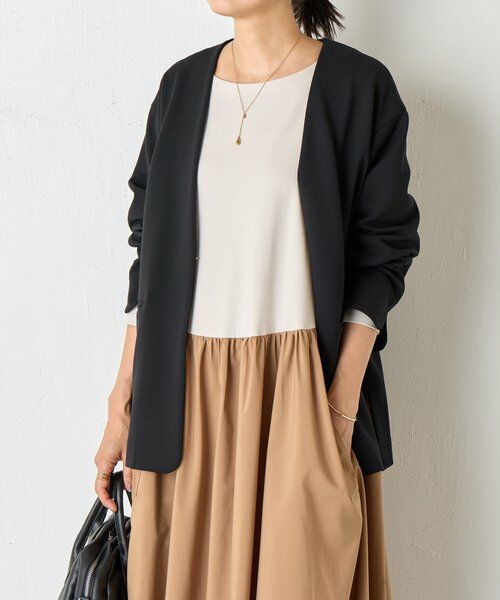 BEARDSLEY / ビアズリー ロング・マキシ丈ワンピース | ドッキングボリュームワンピース | 詳細23