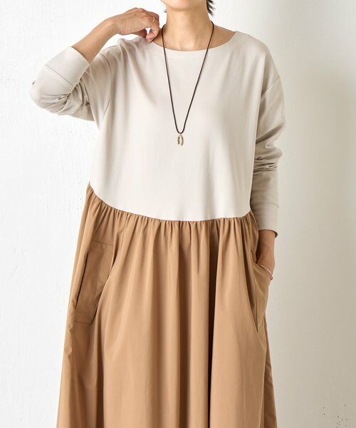 BEARDSLEY / ビアズリー ロング・マキシ丈ワンピース | ドッキングボリュームワンピース | 詳細24