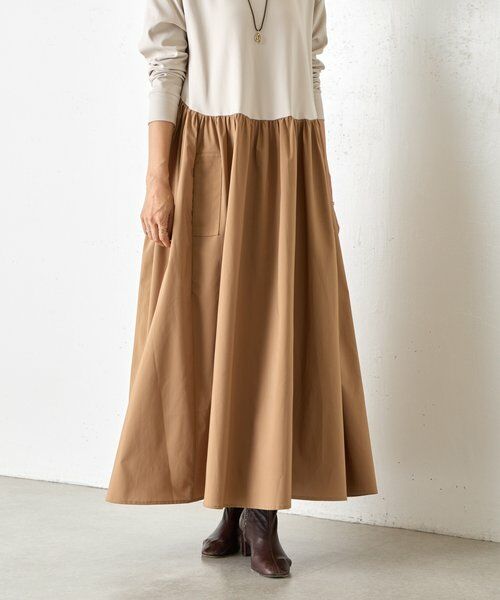 BEARDSLEY / ビアズリー ロング・マキシ丈ワンピース | ドッキングボリュームワンピース | 詳細26