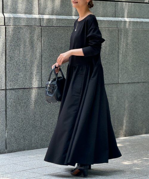 BEARDSLEY / ビアズリー ロング・マキシ丈ワンピース | ドッキングボリュームワンピース | 詳細8