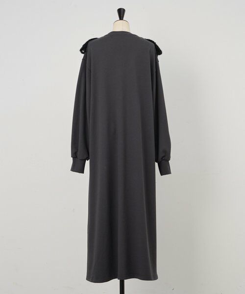 BEARDSLEY / ビアズリー ロング・マキシ丈ワンピース | タムレース裏毛ワンピース | 詳細21