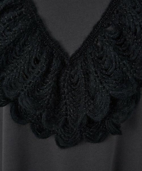 BEARDSLEY / ビアズリー ロング・マキシ丈ワンピース | タムレース裏毛ワンピース | 詳細23