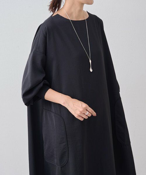 BEARDSLEY / ビアズリー ロング・マキシ丈ワンピース | パイピングテントワンピース | 詳細10