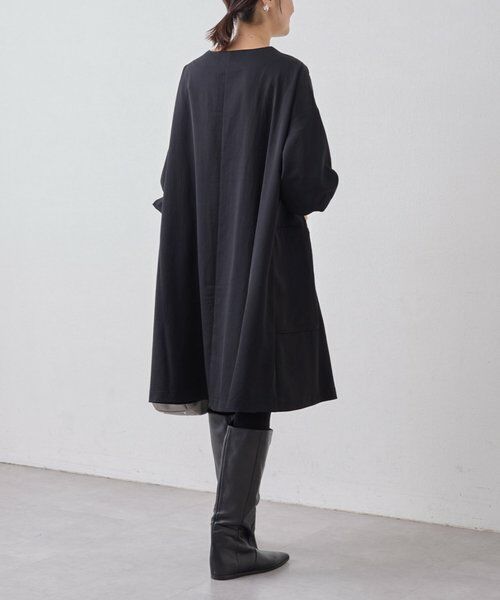 BEARDSLEY / ビアズリー ロング・マキシ丈ワンピース | パイピングテントワンピース | 詳細3