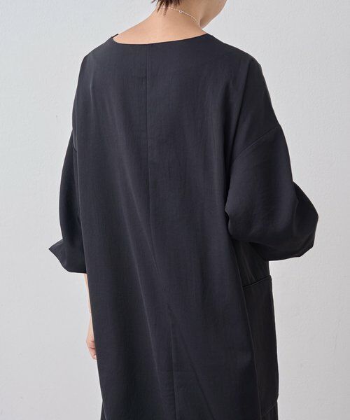 BEARDSLEY / ビアズリー ロング・マキシ丈ワンピース | パイピングテントワンピース | 詳細9