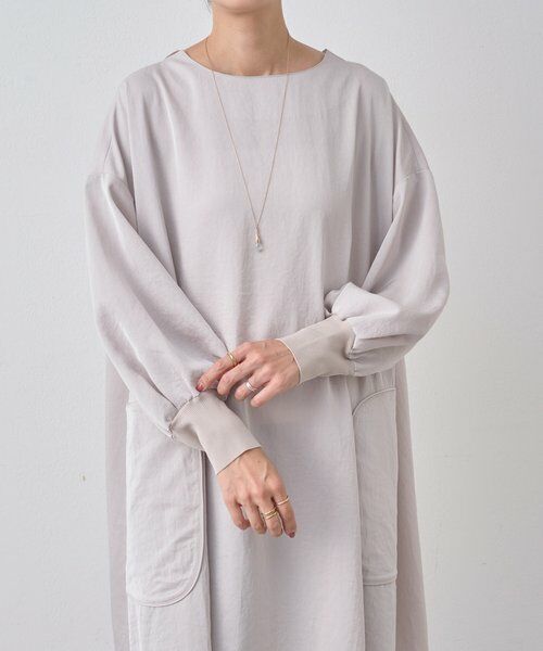 BEARDSLEY / ビアズリー ロング・マキシ丈ワンピース | パイピングテントワンピース | 詳細28