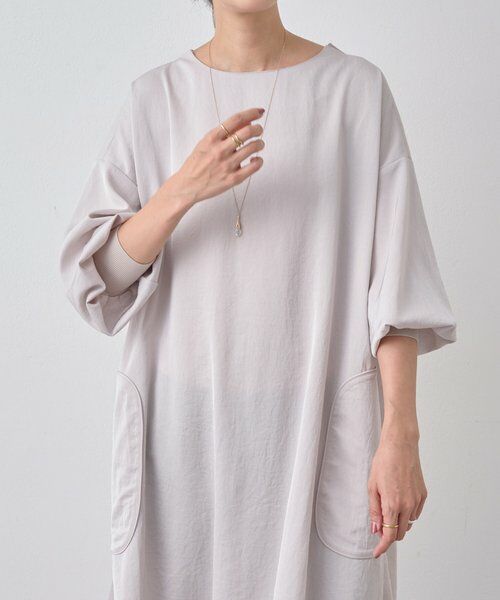 BEARDSLEY / ビアズリー ロング・マキシ丈ワンピース | パイピングテントワンピース | 詳細22