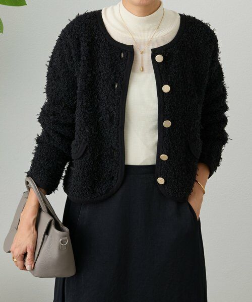 BEARDSLEY / ビアズリー カーディガン・ボレロ | ニットチュールジャケット | 詳細16