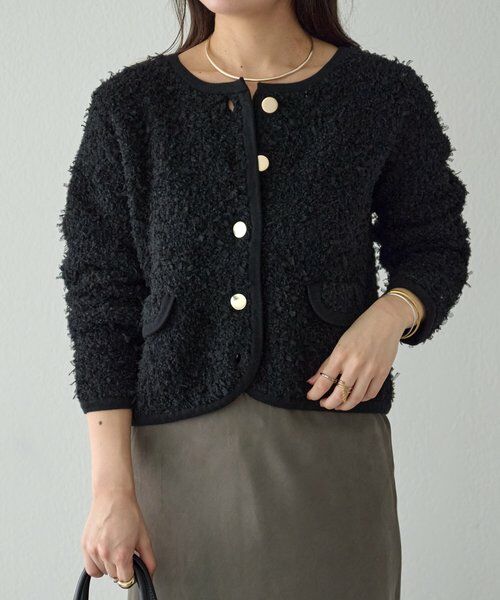 BEARDSLEY / ビアズリー カーディガン・ボレロ | ニットチュールジャケット | 詳細6