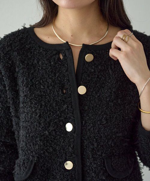 BEARDSLEY / ビアズリー カーディガン・ボレロ | ニットチュールジャケット | 詳細7