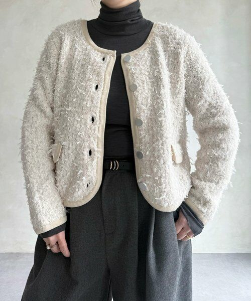 BEARDSLEY / ビアズリー カーディガン・ボレロ | ニットチュールジャケット | 詳細30