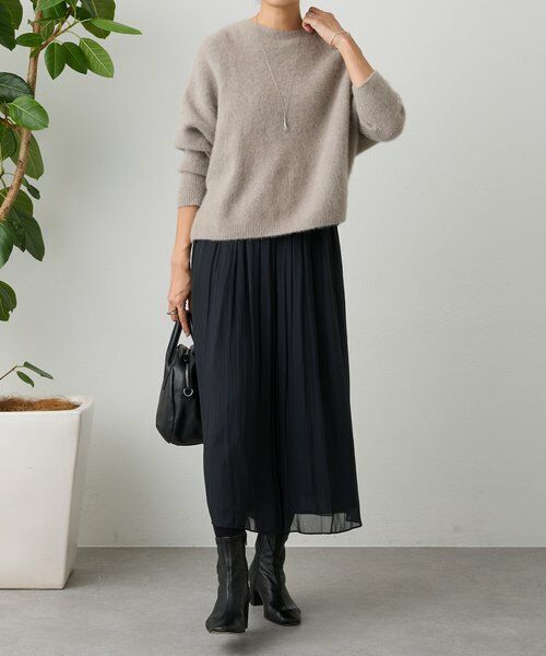 FOXウール後ろボタンニット （ニット・セーター）｜BEARDSLEY