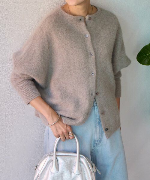 FOXウール後ろボタンニット （ニット・セーター）｜BEARDSLEY