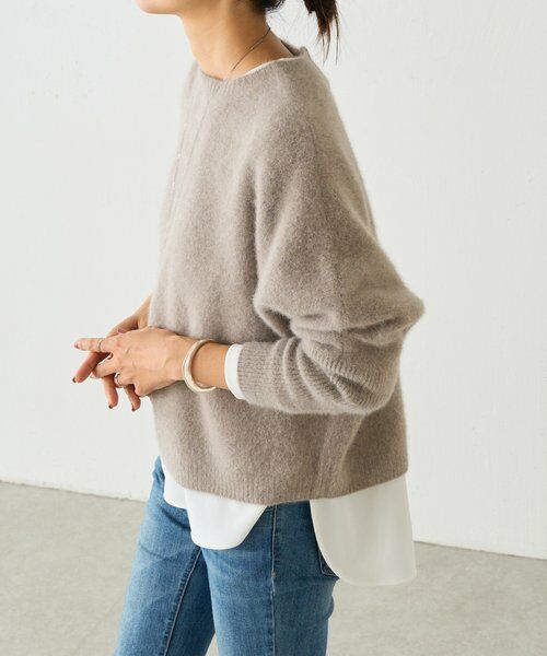 BEARDSLEY / ビアズリー ニット・セーター | FOXウール後ろボタンニット | 詳細3