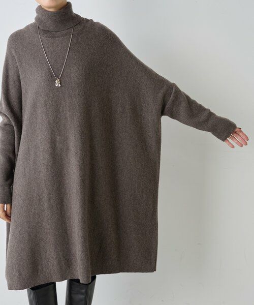 タートルビッグニット(ロング) （ニット・セーター）｜BEARDSLEY