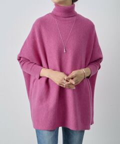 BEARDSLEY BIGロングニット　ピンク　ビアズリー　チュニック　長袖 BEARDSLEY BIGロングニット ピンク ビアズリー チュニック 長袖