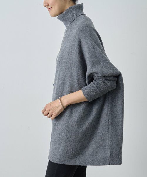 【23SS美品】BEARDSLEY コットンビックニット ショート　グリーン 23SS美品】BEARDSLEY コットンビックニット ショート グリーン