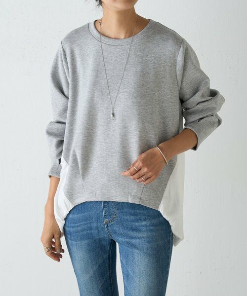 BEARDSLEY / ビアズリー カットソー | 割繊コンビプルオーバー | 詳細1