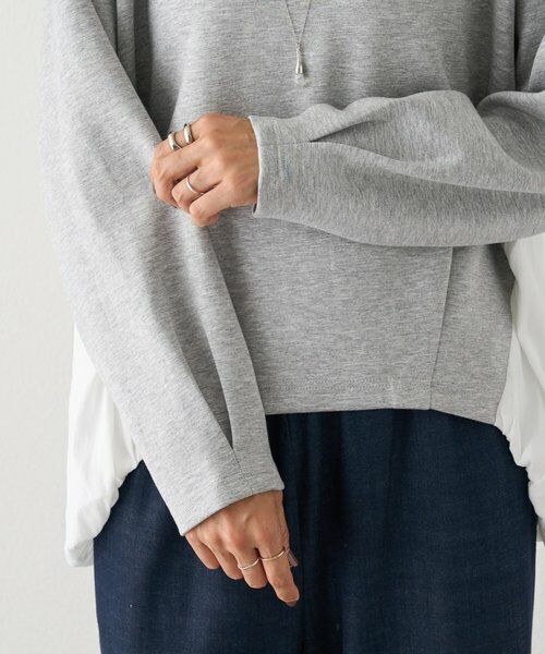 BEARDSLEY / ビアズリー カットソー | 割繊コンビプルオーバー | 詳細15