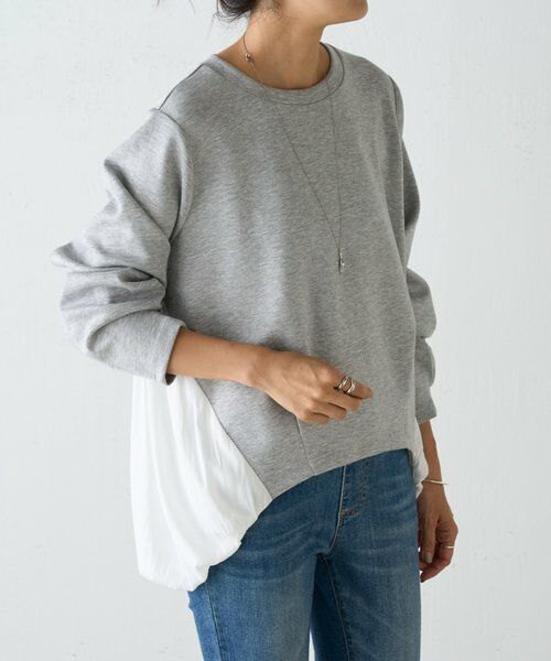 BEARDSLEY / ビアズリー カットソー | 割繊コンビプルオーバー | 詳細2