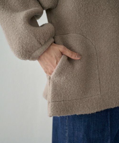 BEARDSLEY / ビアズリー ブルゾン | パフ袖ニットコート | 詳細17