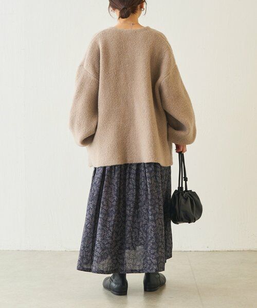 BEARDSLEY / ビアズリー ブルゾン | パフ袖ニットコート | 詳細27