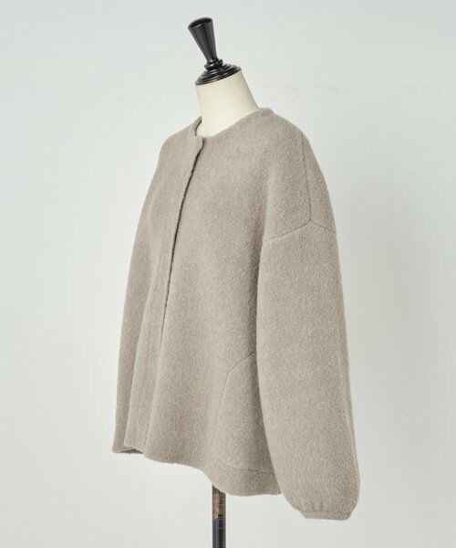 BEARDSLEY / ビアズリー ブルゾン | パフ袖ニットコート | 詳細9