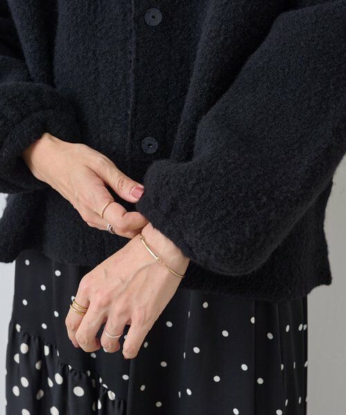 BEARDSLEY / ビアズリー ブルゾン | パフ袖ニットコート | 詳細19
