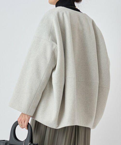 BEARDSLEY / ビアズリー その他アウター | 後ろぷっくりウールショートコート | 詳細18