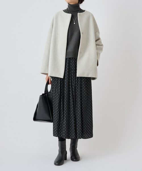 BEARDSLEY / ビアズリー その他アウター | 後ろぷっくりウールショートコート | 詳細19