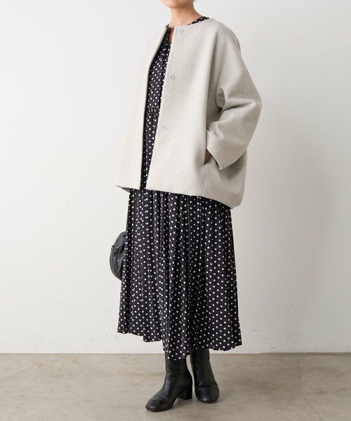 BEARDSLEY / ビアズリー その他アウター | 後ろぷっくりウールショートコート | 詳細6