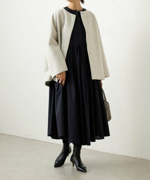 BEARDSLEY / ビアズリー その他アウター | 後ろぷっくりウールショートコート | 詳細8