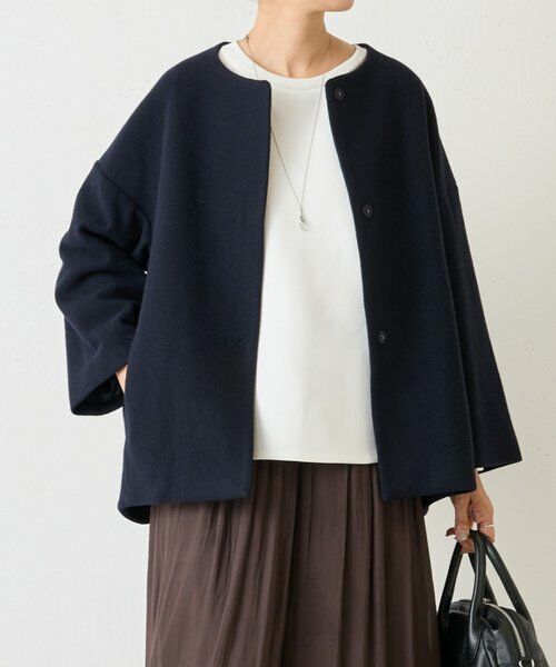 BEARDSLEY / ビアズリー その他アウター | 後ろぷっくりウールショートコート | 詳細25