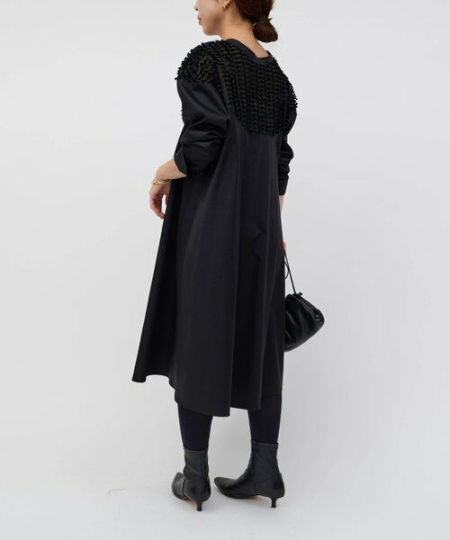 BEARDSLEY / ビアズリー ロング・マキシ丈ワンピース | フェザージャガードフレアワンピース | 詳細11