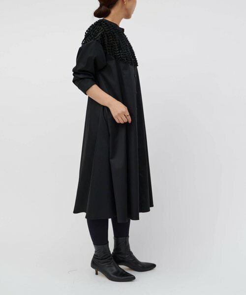 BEARDSLEY / ビアズリー ロング・マキシ丈ワンピース | フェザージャガードフレアワンピース | 詳細13