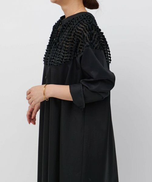 BEARDSLEY / ビアズリー ロング・マキシ丈ワンピース | フェザージャガードフレアワンピース | 詳細15