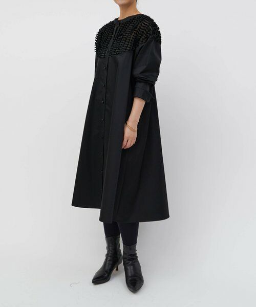 BEARDSLEY / ビアズリー ロング・マキシ丈ワンピース | フェザージャガードフレアワンピース | 詳細9