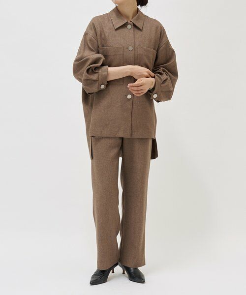 BEARDSLEY / ビアズリー その他パンツ | メランジピンヘッドストレートパンツ | 詳細12