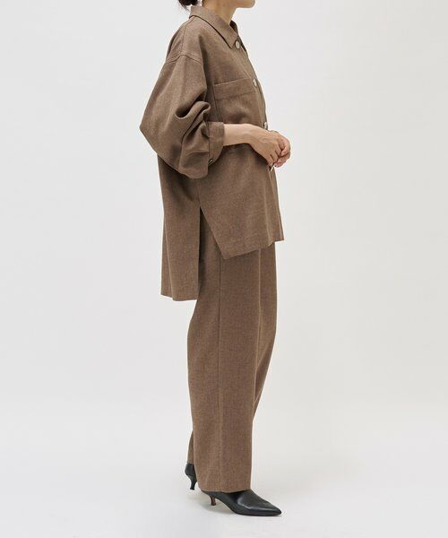 BEARDSLEY / ビアズリー その他パンツ | メランジピンヘッドストレートパンツ | 詳細13