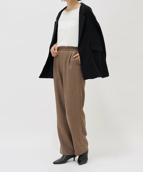 BEARDSLEY / ビアズリー その他パンツ | メランジピンヘッドストレートパンツ | 詳細15