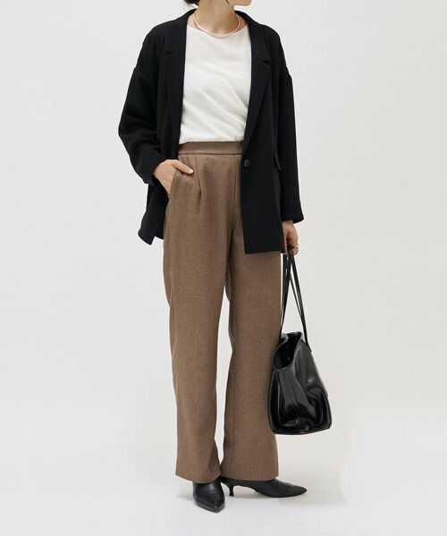 BEARDSLEY / ビアズリー その他パンツ | メランジピンヘッドストレートパンツ | 詳細16