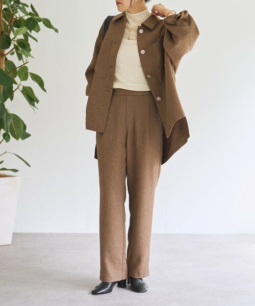 BEARDSLEY / ビアズリー その他パンツ | メランジピンヘッドストレートパンツ | 詳細5