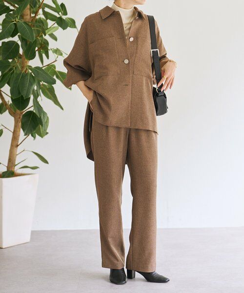 BEARDSLEY / ビアズリー その他パンツ | メランジピンヘッドストレートパンツ | 詳細6