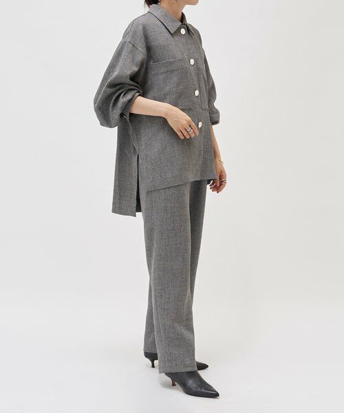 BEARDSLEY / ビアズリー その他パンツ | メランジピンヘッドストレートパンツ | 詳細23