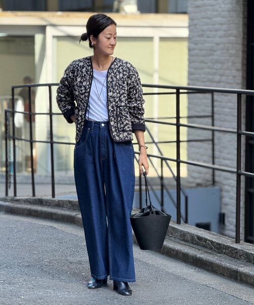 BEARDSLEY / ビアズリー デニムパンツ | 《FRIPIER》バギータックデニム | 詳細1