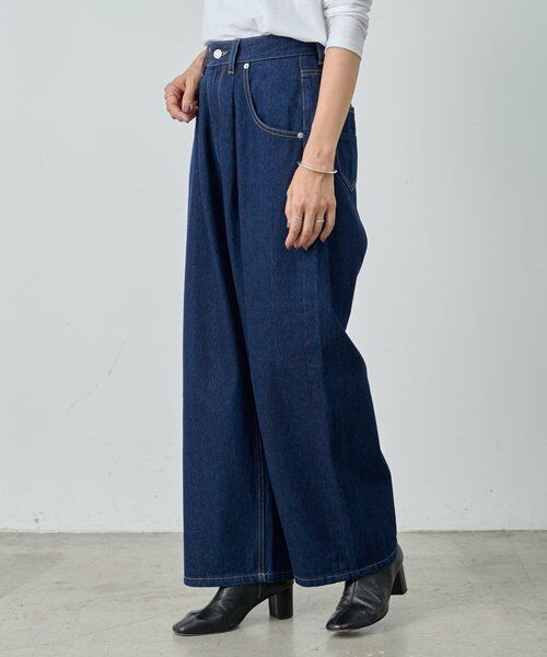 BEARDSLEY / ビアズリー デニムパンツ | 《FRIPIER》バギータックデニム | 詳細5