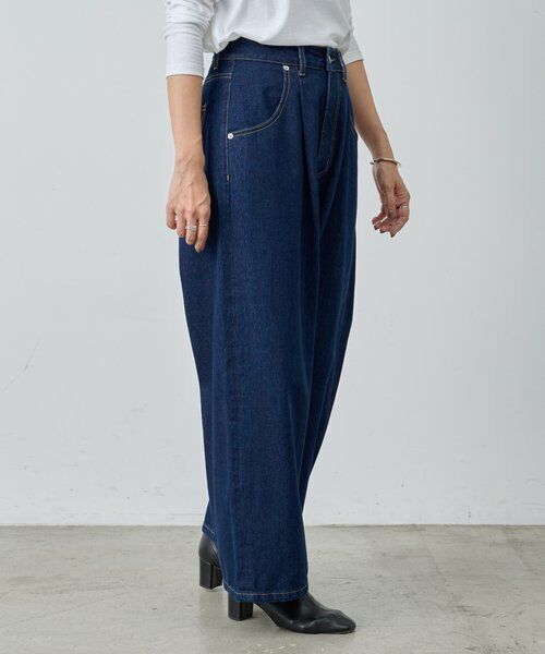 BEARDSLEY / ビアズリー デニムパンツ | 《FRIPIER》バギータックデニム | 詳細7